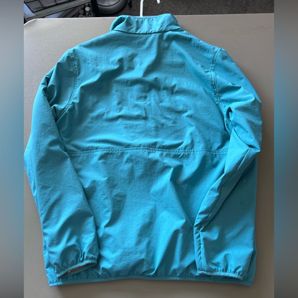 Patagonia Reversible Teal Pullover with Aztec Print Rare, Vintage - Picture 5 of 6